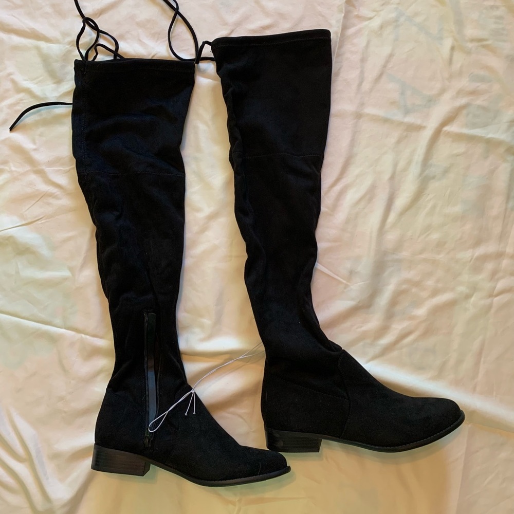 Black Over-the-Knee Boots
